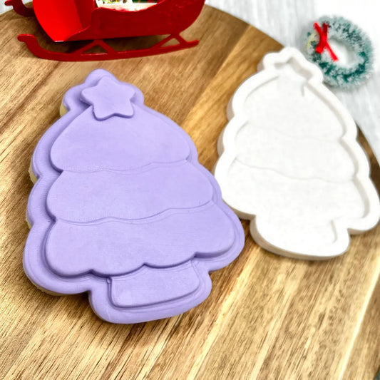 Christmas Tree | Cookie Cutter | Fondant Stamp Embosser