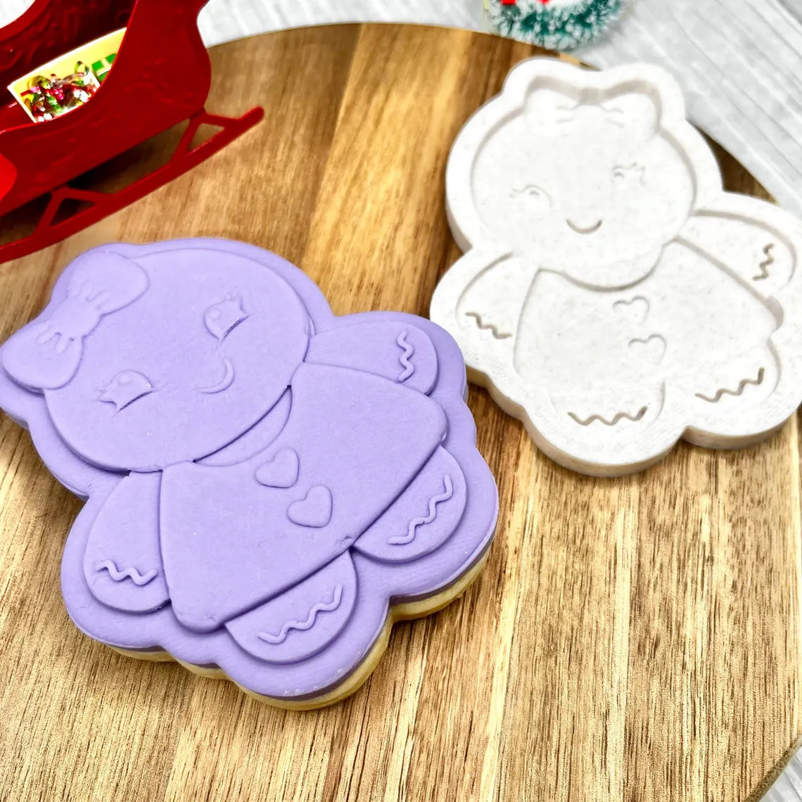 Gingerbread Girl | Cookie Cutter | Fondant Stamp Embosser