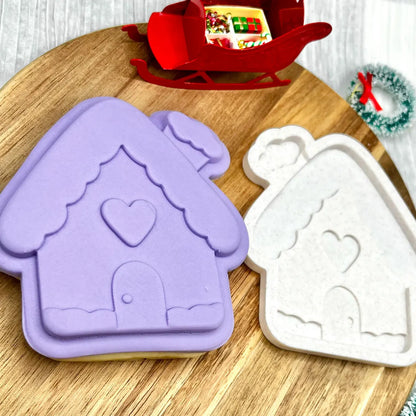 Gingerbread House | Cookie Cutter | Fondant Stamp Embosser