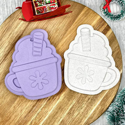 Hot Cocoa | Cookie Cutter | Fondant Stamp Embosser