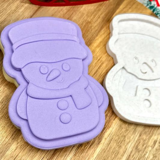 Snowman | Cookie Cutter | Fondant Stamp Embosser