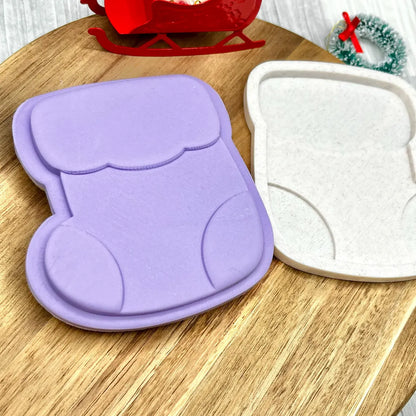 Christmas Stocking | Cookie Cutter | Fondant Stamp Embosser